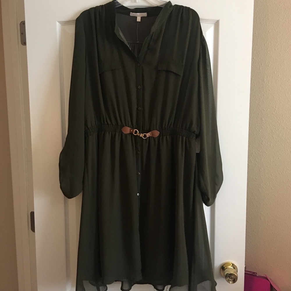 Button up dress
